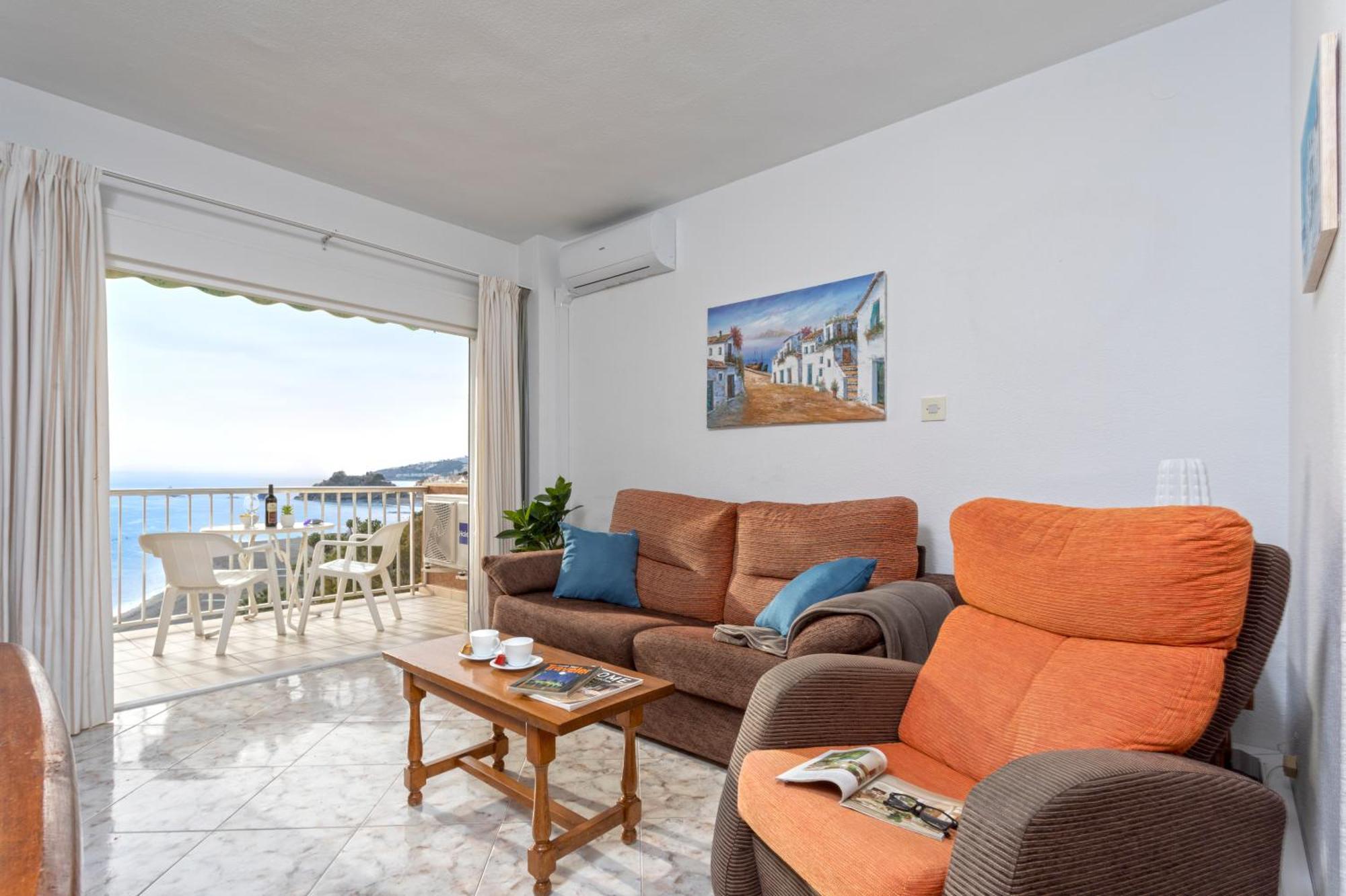 1003 - Seafront Apartment On El Paseo - Air Conditionning - Wi-Fi - Smart Tv อัลมูเญการ์ ภายนอก รูปภาพ